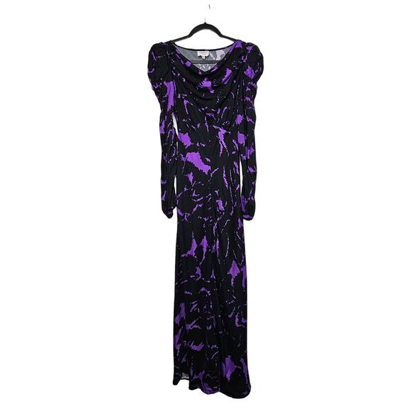 Hope for Flowers Tracy Reese Bailey Maxi Dress Size Small Long Sleeve Belted - Picture 3 of 13
